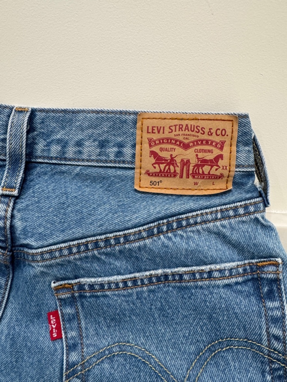 Vintage Levi's 501 Classic Blue Denim Jeans
